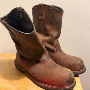 Red Wing Boots Rustic Brown Leather Boots